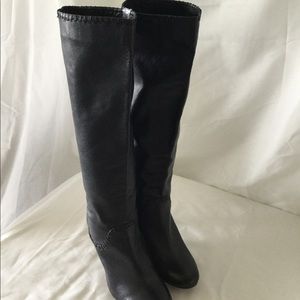 Max Studio leather boots, tall, size 8.5